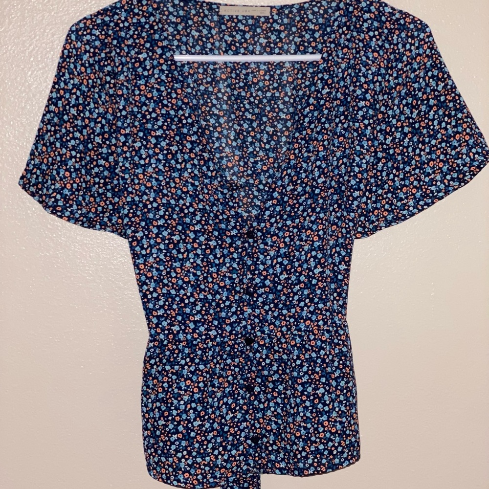 cute blouse short sleeve 💜